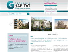 Tablet Screenshot of gh-immobilier.com
